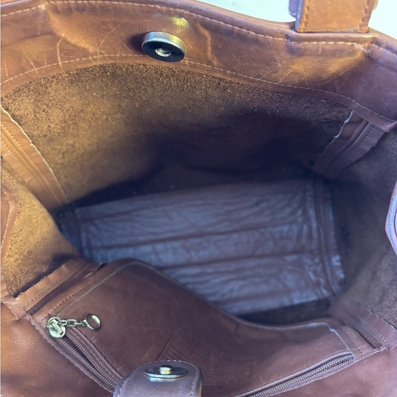 COACH British Tan Leather Waverly SoHo Tote Shoulder Bag - Picture 4 of 10